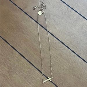 Plunder Gold Cross Necklace